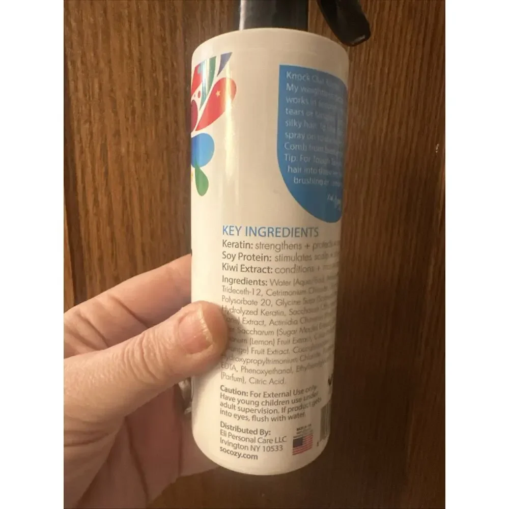 So Cozy Detangler & Leave In Conditioner Spray - Hair Detangler Spray for Kids